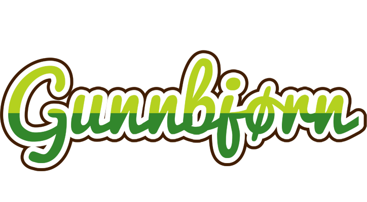 Gunnbjørn golfing logo