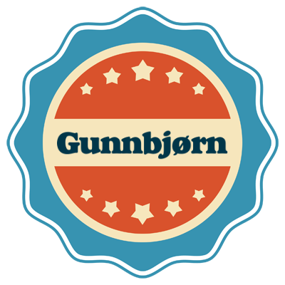 Gunnbjørn labels logo