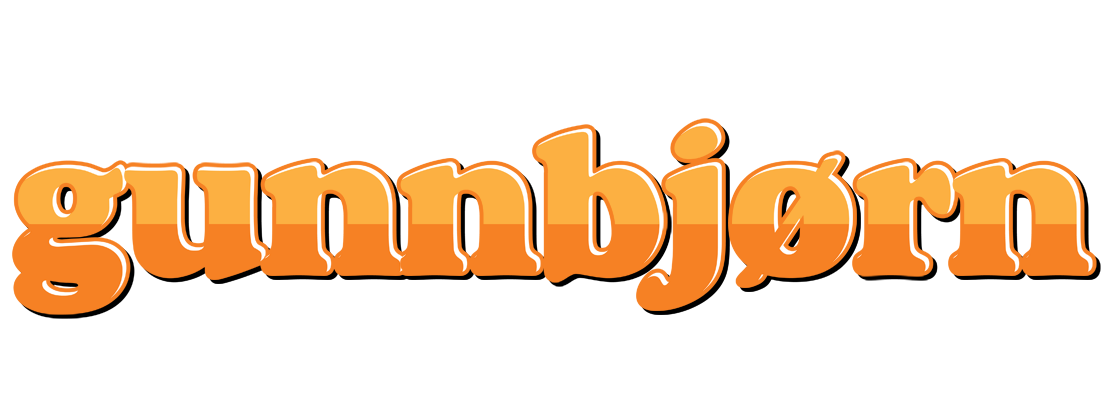 Gunnbjørn orange logo