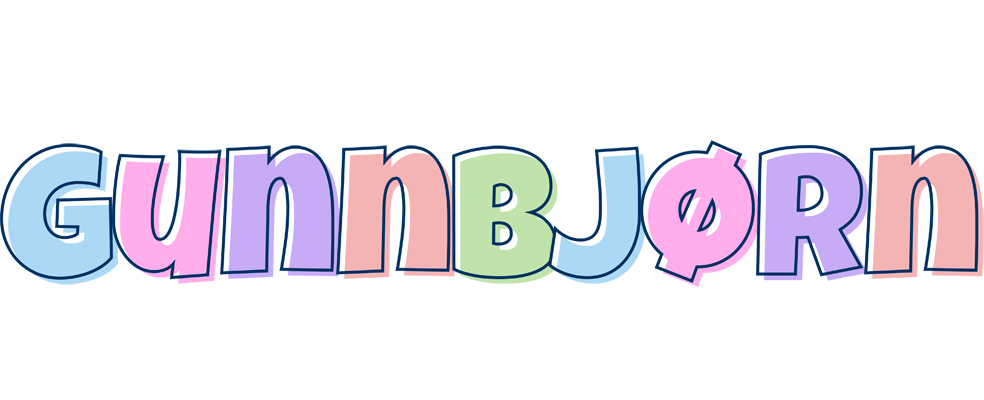 Gunnbjørn pastel logo