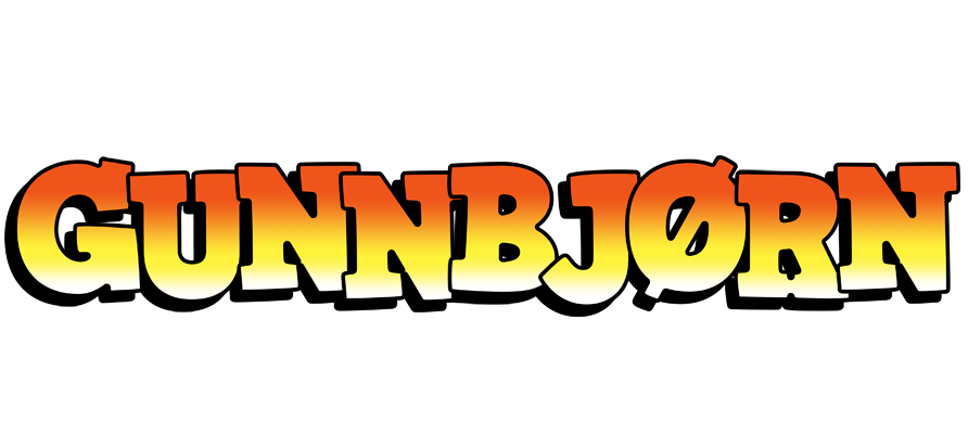Gunnbjørn sunset logo