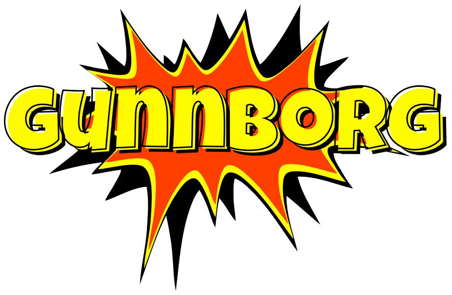 Gunnborg bazinga logo