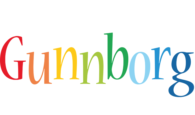 Gunnborg birthday logo