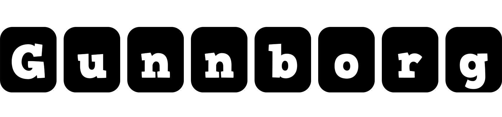 Gunnborg box logo