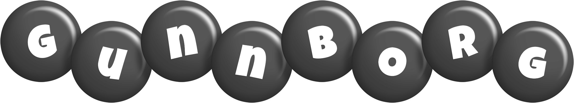 Gunnborg candy-black logo