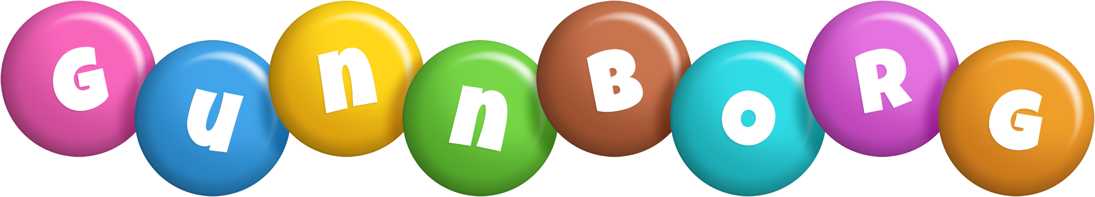 Gunnborg candy logo