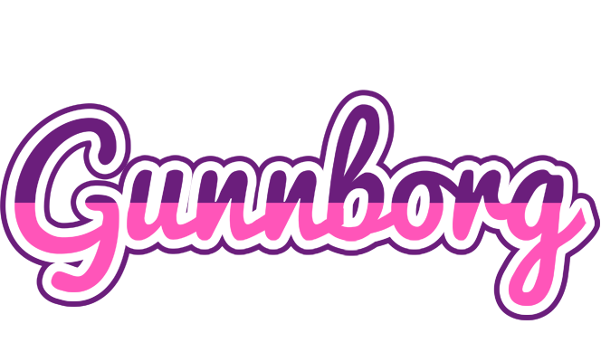 Gunnborg cheerful logo