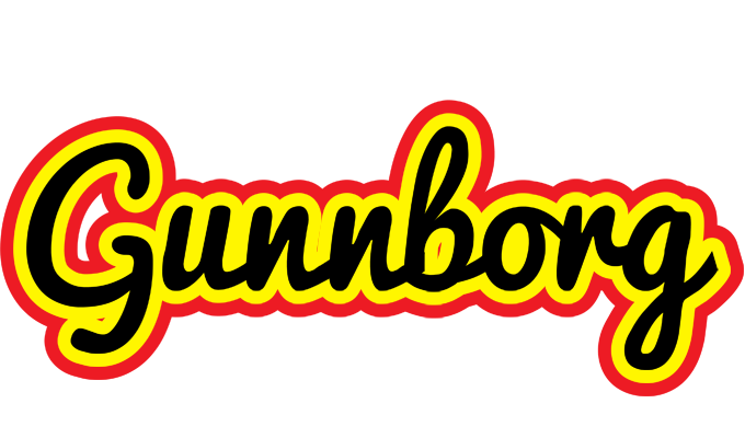 Gunnborg flaming logo