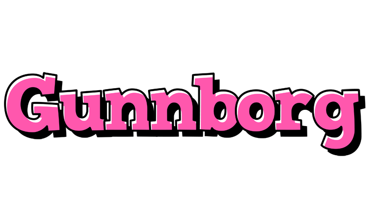 Gunnborg girlish logo