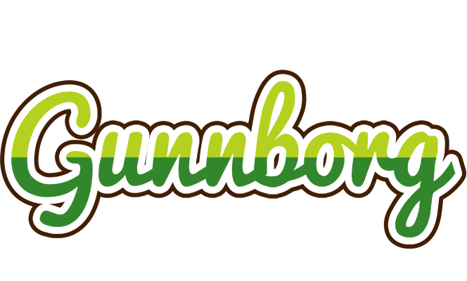 Gunnborg golfing logo