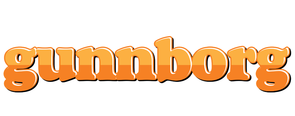 Gunnborg orange logo