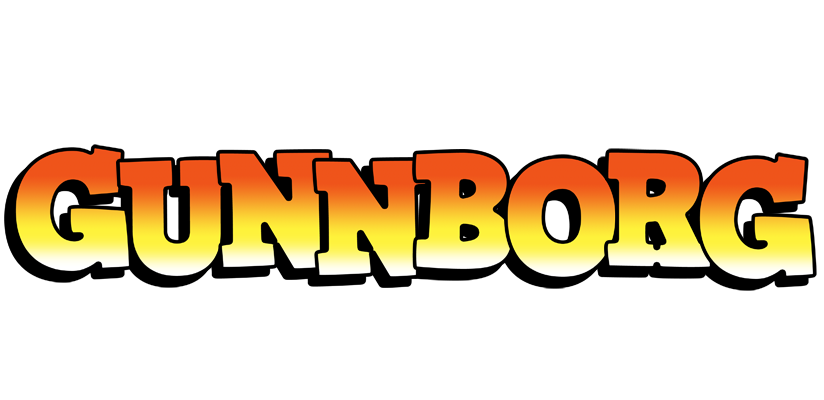 Gunnborg sunset logo