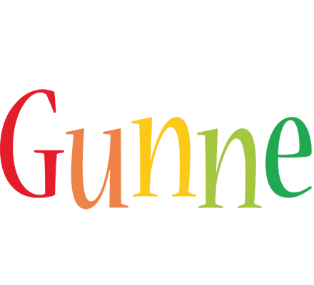 Gunne birthday logo
