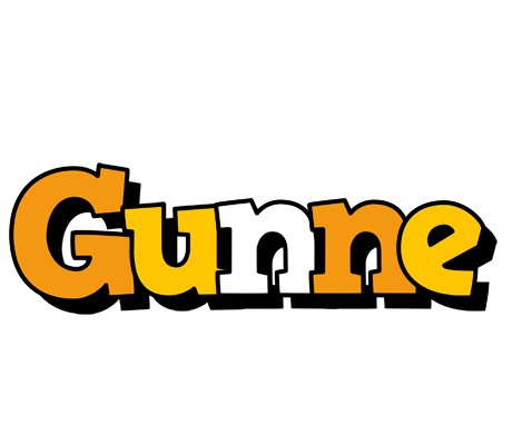 Gunne cartoon logo