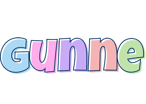 Gunne pastel logo