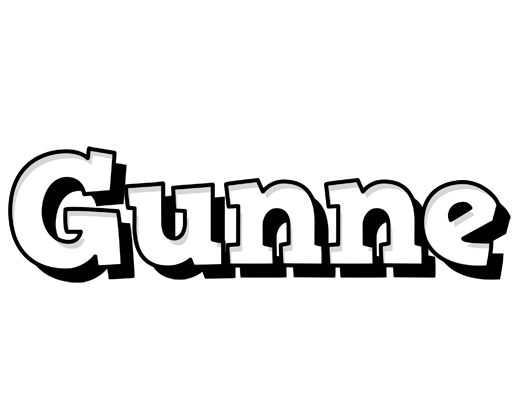 Gunne snowing logo