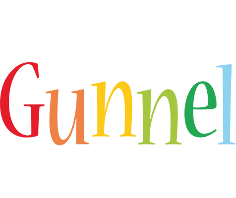 Gunnel birthday logo