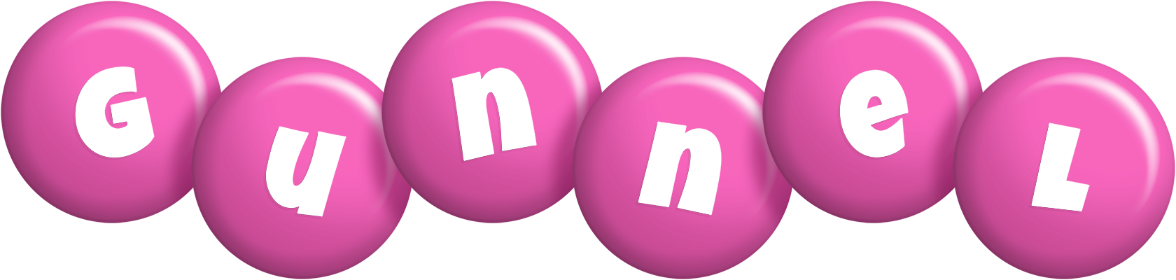 Gunnel candy-pink logo