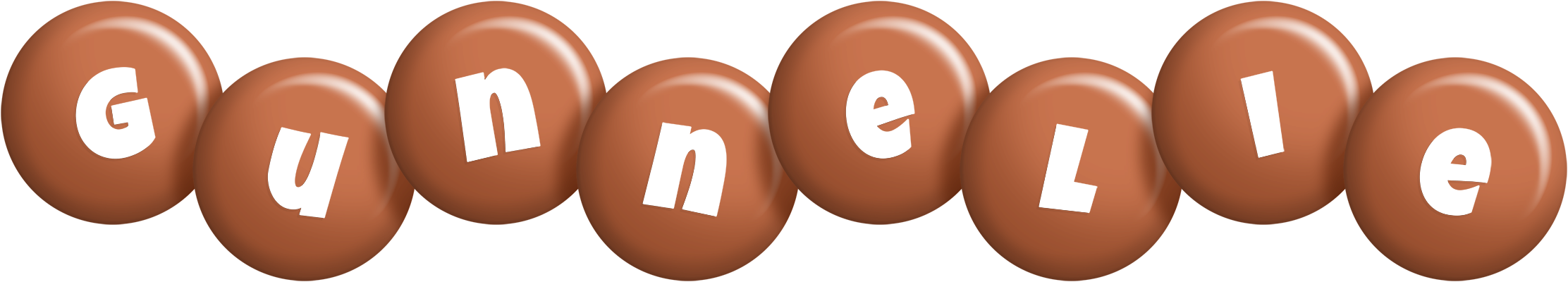 Gunnelie candy-brown logo