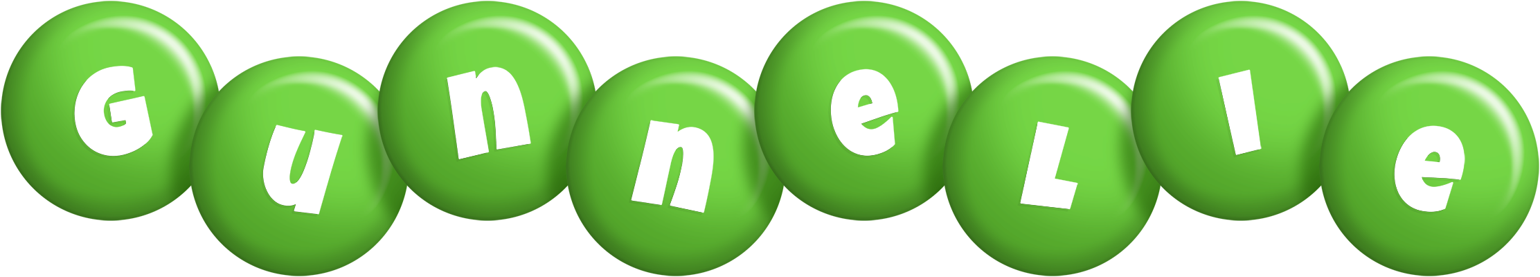 Gunnelie candy-green logo