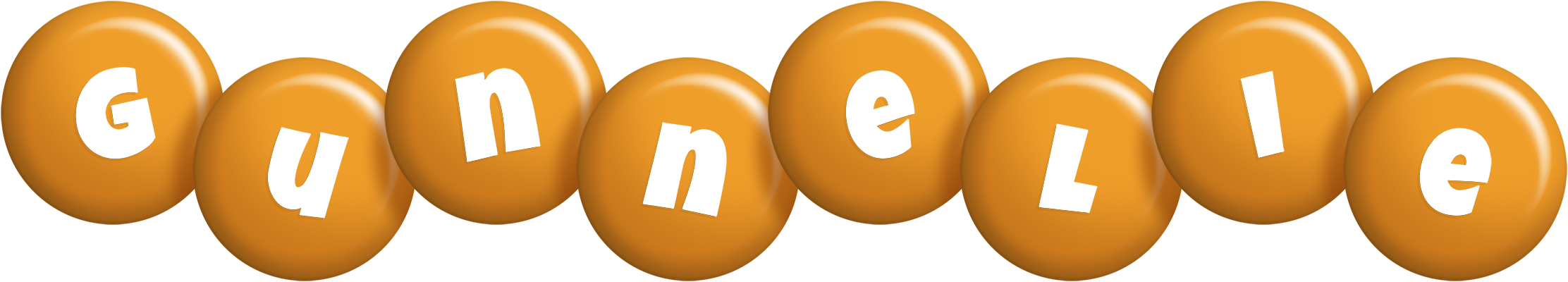Gunnelie candy-orange logo