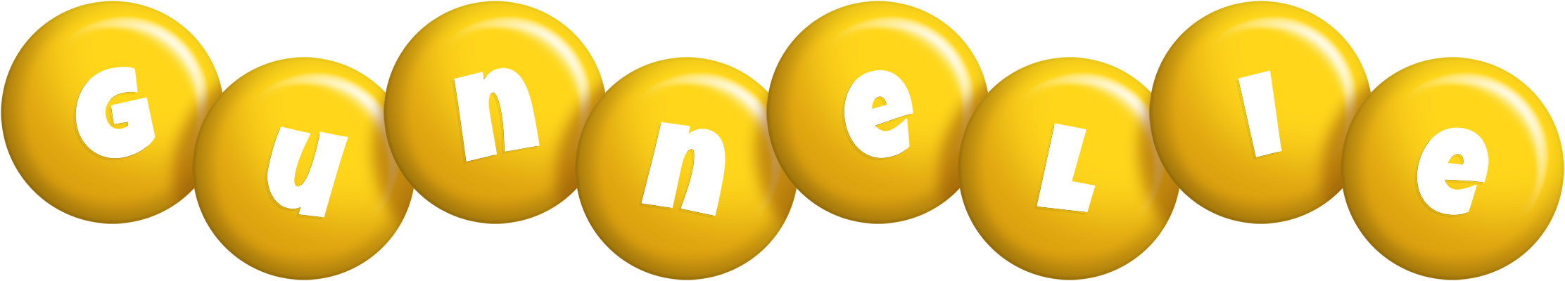 Gunnelie candy-yellow logo
