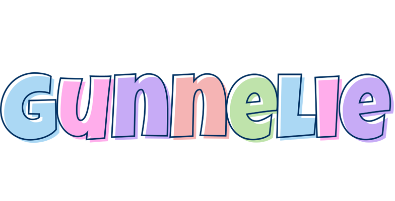 Gunnelie pastel logo