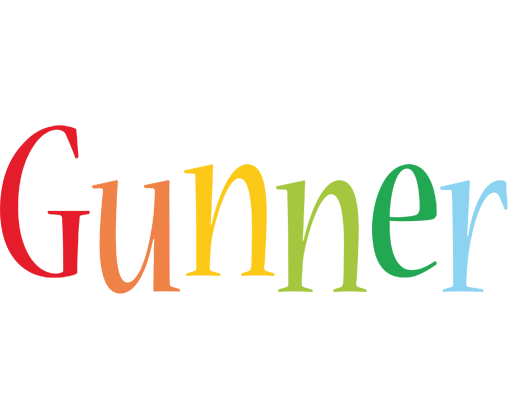 Gunner birthday logo