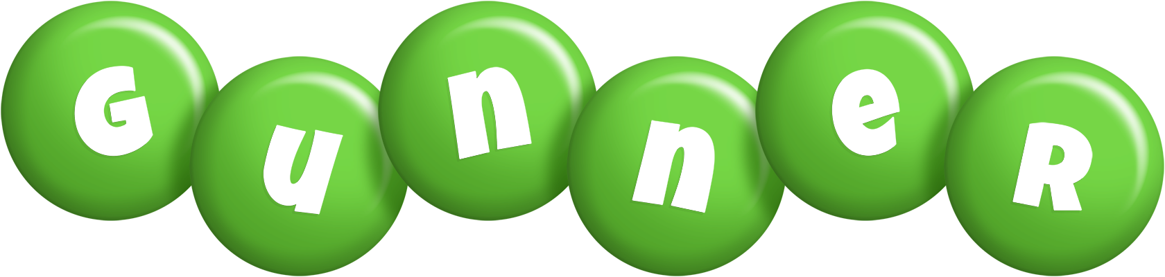 Gunner candy-green logo