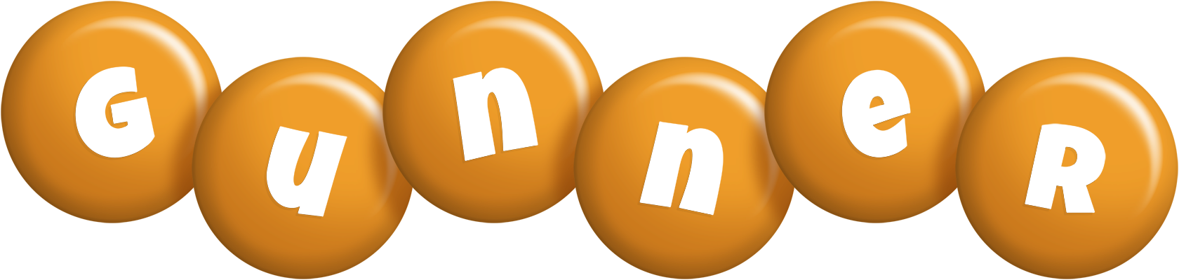 Gunner candy-orange logo
