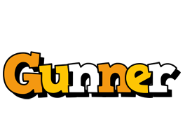 Gunner cartoon logo