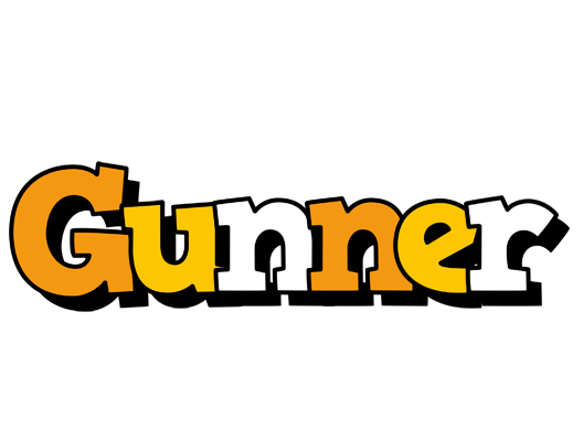 Gunner cartoon logo