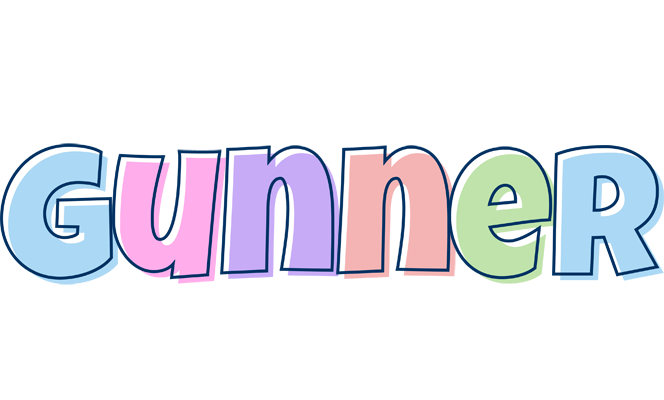 Gunner pastel logo