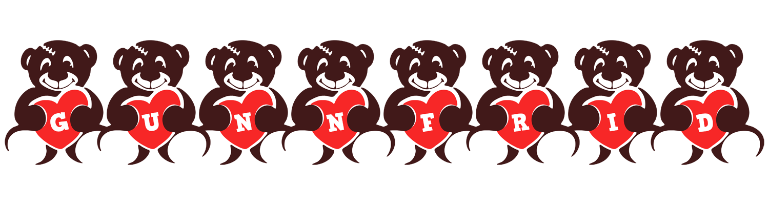 Gunnfrid bear logo
