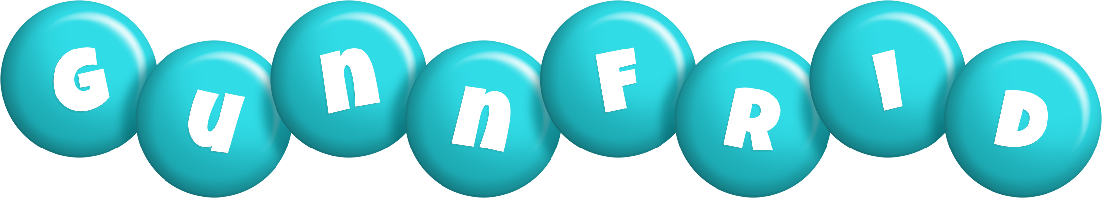 Gunnfrid candy-azur logo