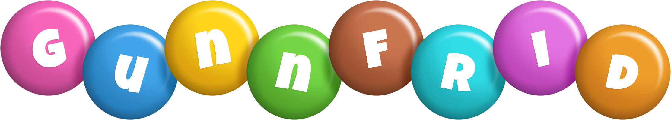 Gunnfrid candy logo