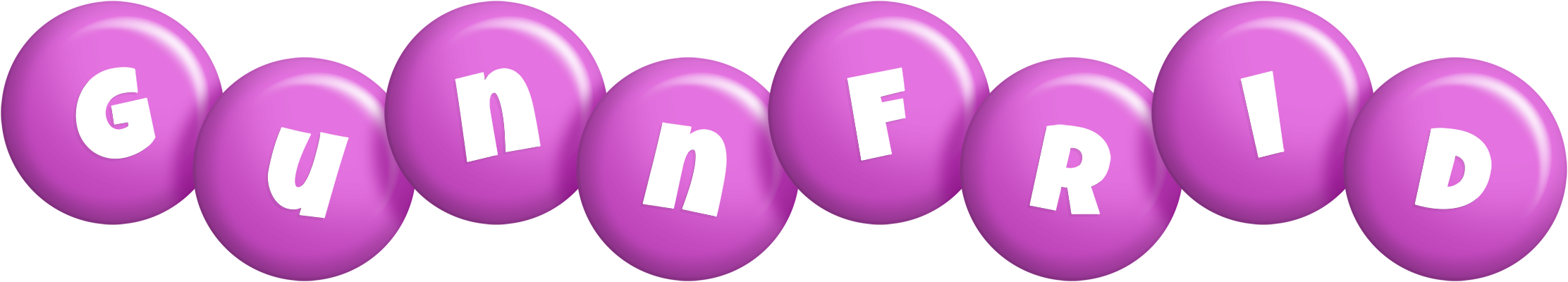Gunnfrid candy-purple logo