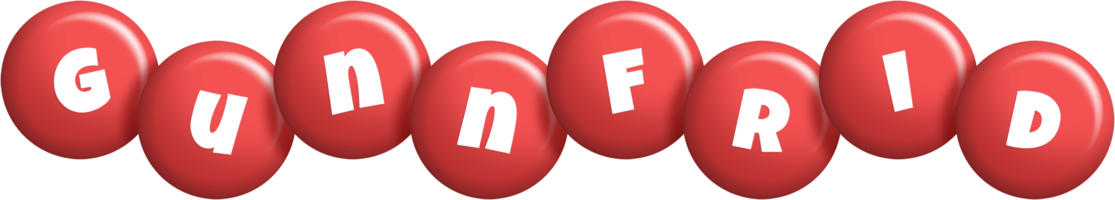 Gunnfrid candy-red logo