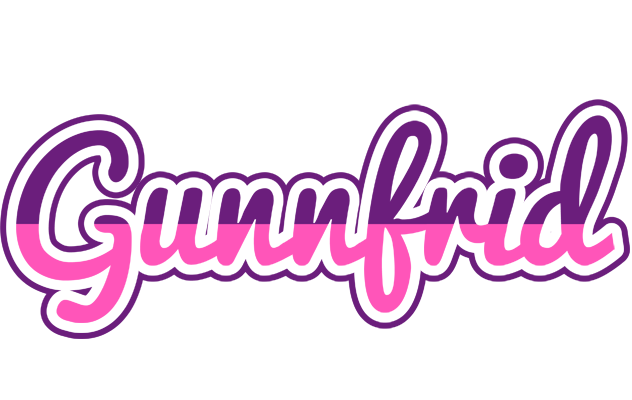 Gunnfrid cheerful logo