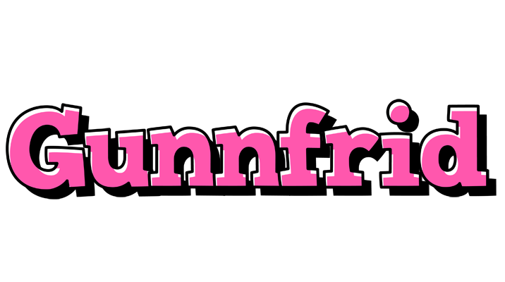 Gunnfrid girlish logo