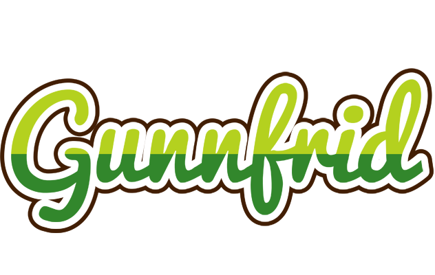 Gunnfrid golfing logo