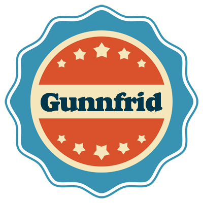 Gunnfrid labels logo