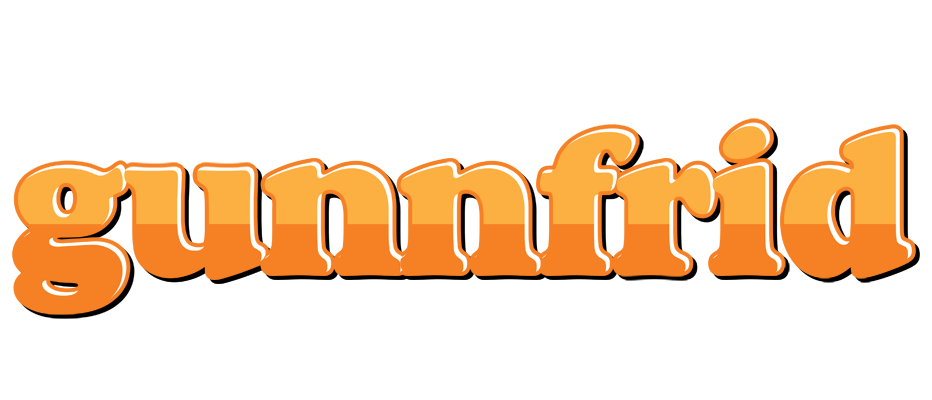 Gunnfrid orange logo