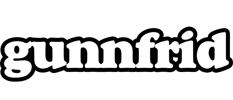 Gunnfrid panda logo