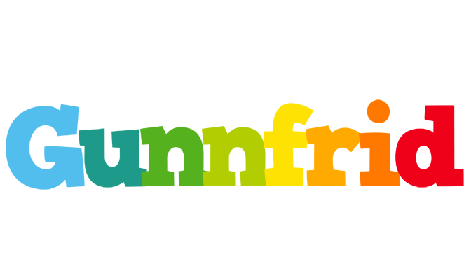 Gunnfrid rainbows logo