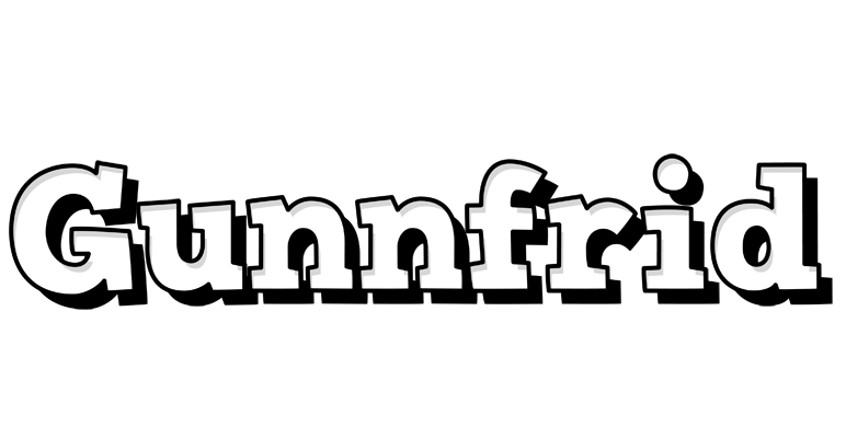 Gunnfrid snowing logo