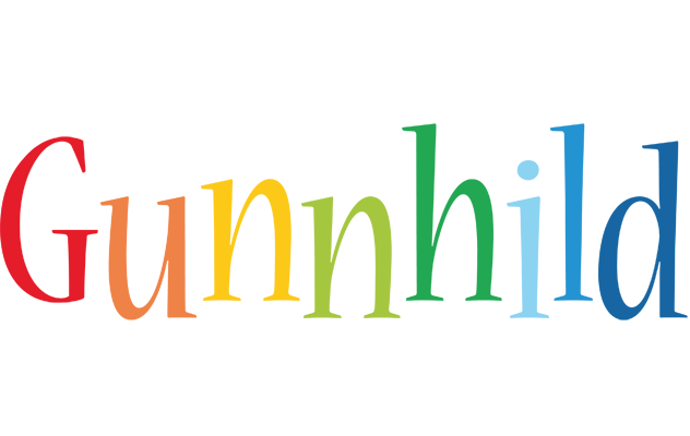 Gunnhild birthday logo