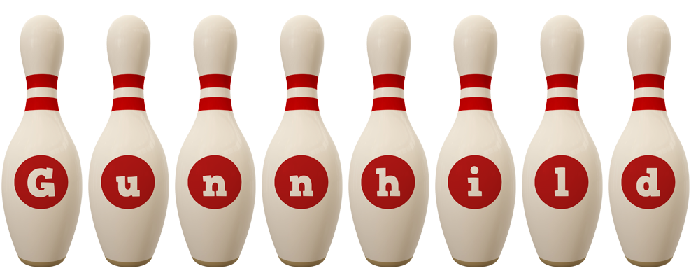 Gunnhild bowling-pin logo
