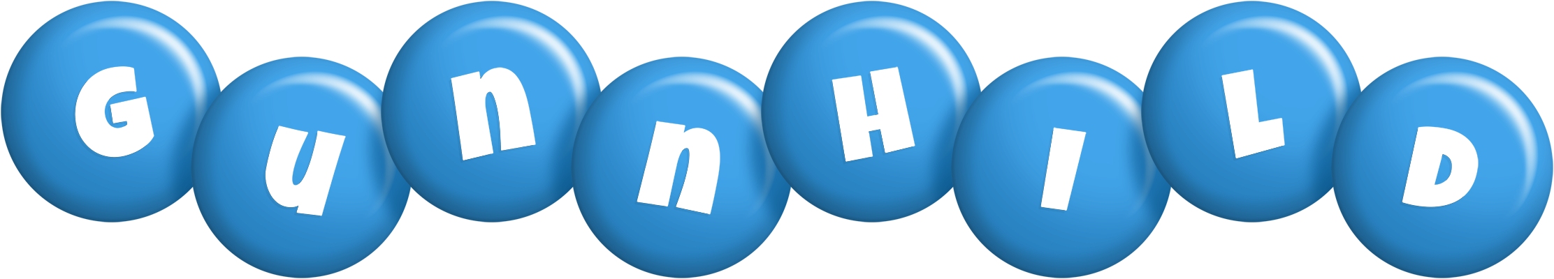 Gunnhild candy-blue logo