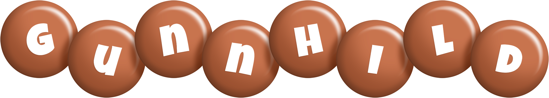 Gunnhild candy-brown logo